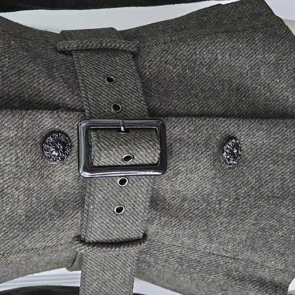Collectif Molly Vintage Jacket W/ Fur Collar, In Olive Green, NWT - Picture 7 of 15